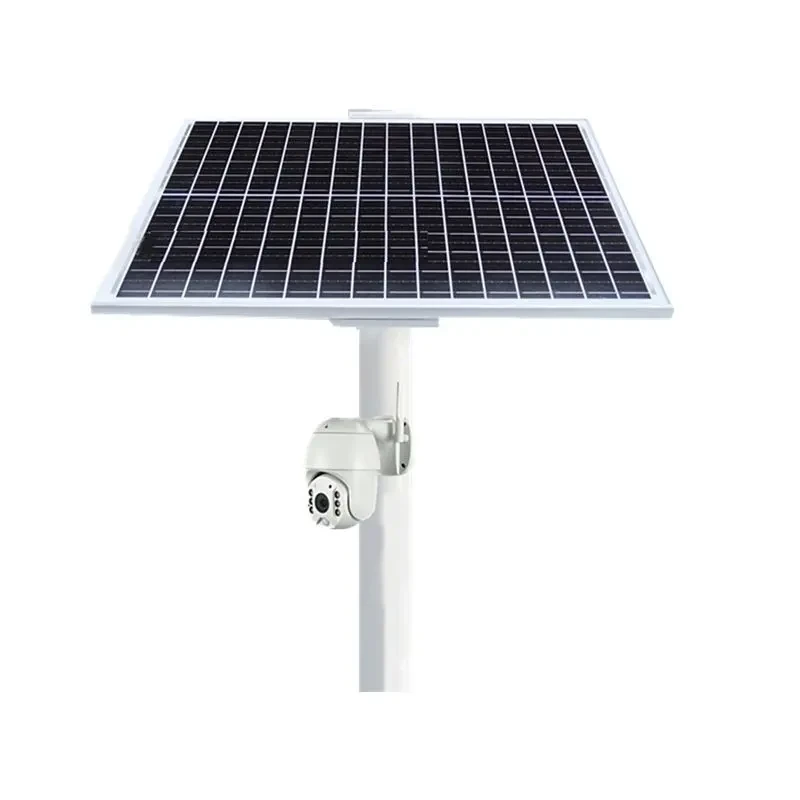 Solar surveillance DC camera