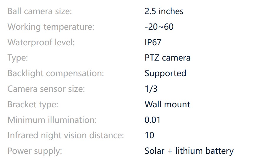 Outdoor Solar Waterproof Security Camera4