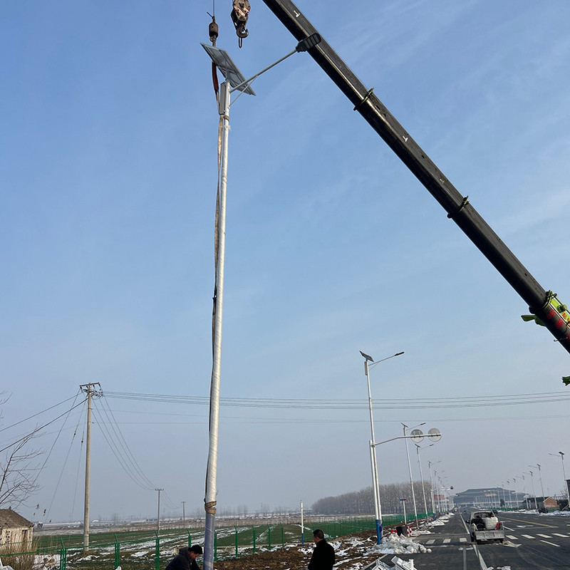 Solar street light installation case 3