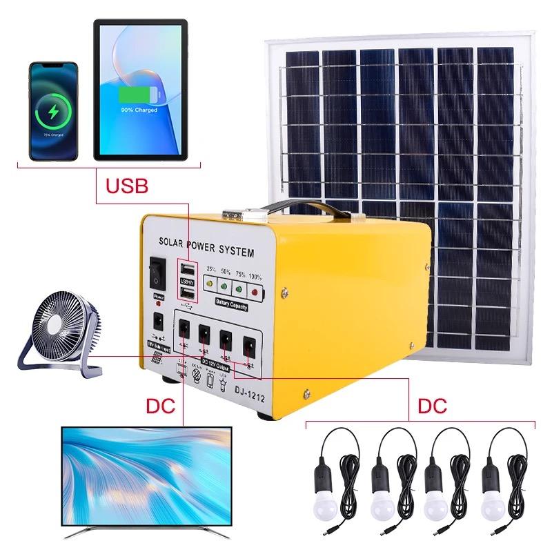 Portable Solar Energy System Power Station Solar Storage Portable Power Station with Panel for Outdoor Home Car RV 220V Solar Power System 