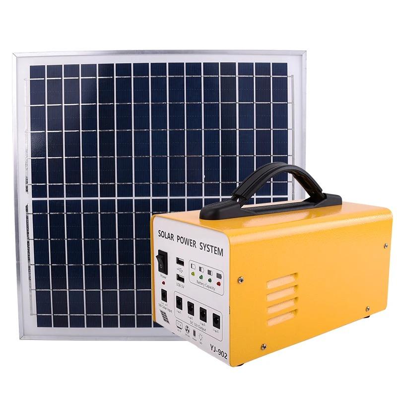 Portable Solar Energy System Power Station Solar Storage Portable Power Station with Panel for Outdoor Home Car RV 220V Solar Power System 