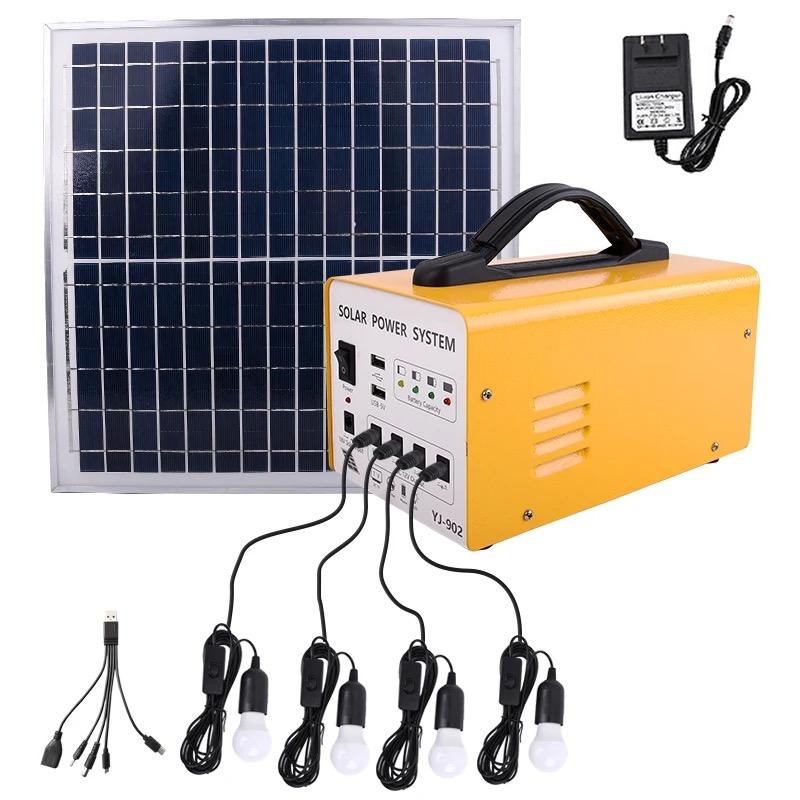 Portable Solar Energy System Power Station Solar Storage Portable Power Station with Panel for Outdoor Home Car RV 220V Solar Power System 