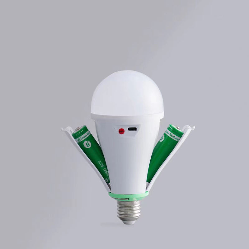  E27 Charging Emerg Bulb Portable Led Lamp 20w Rechargeable Light Bulb With Removable Battery Li-Ion