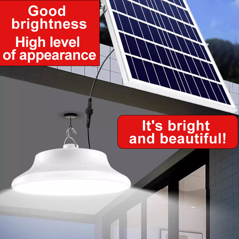 Solar Ceiling Light Chandelier Outdoor Solar Lights Constant Working Lamp Extended Cable Charge Separate