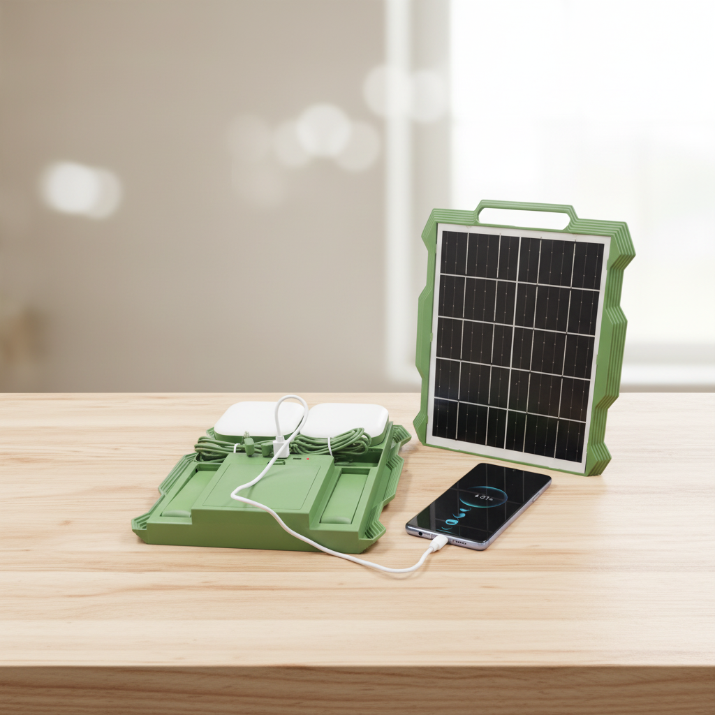 Solar Camping Multifunctional solar charging panel DC5V external magnetic suction bulb