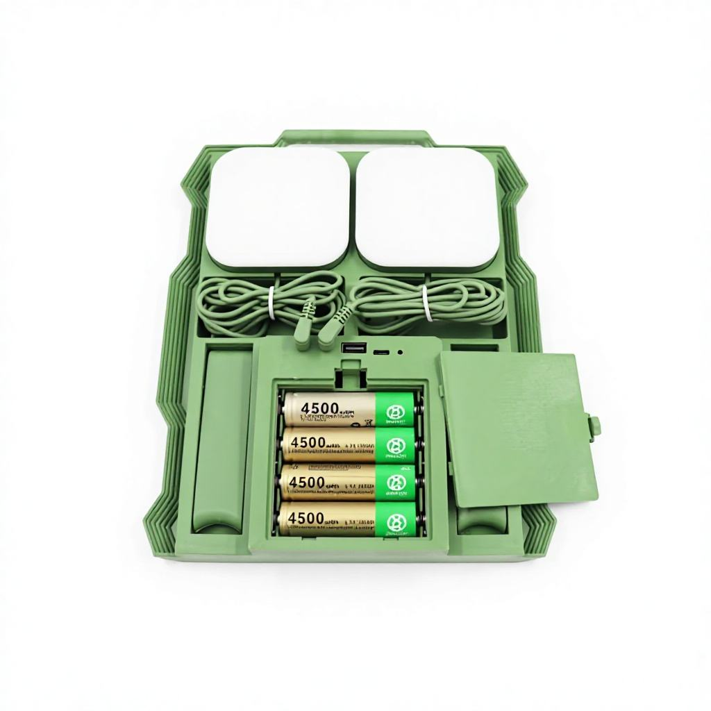 Solar Camping Multifunctional solar charging panel DC5V external magnetic suction bulb