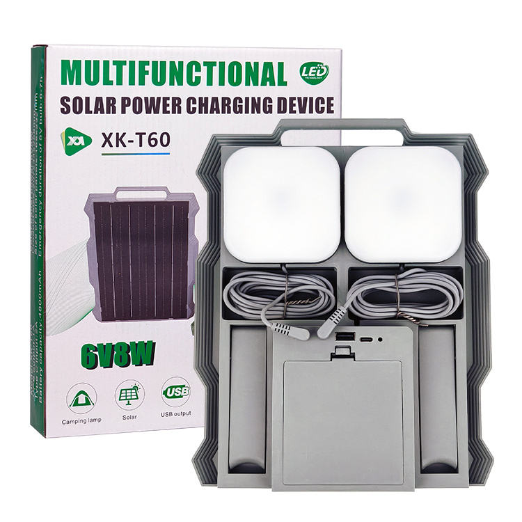 Solar Camping Multifunctional solar charging panel DC5V external magnetic suction bulb