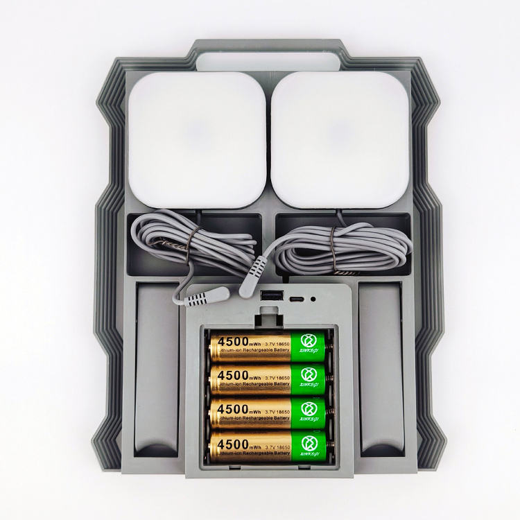 Solar Camping Multifunctional solar charging panel DC5V external magnetic suction bulb