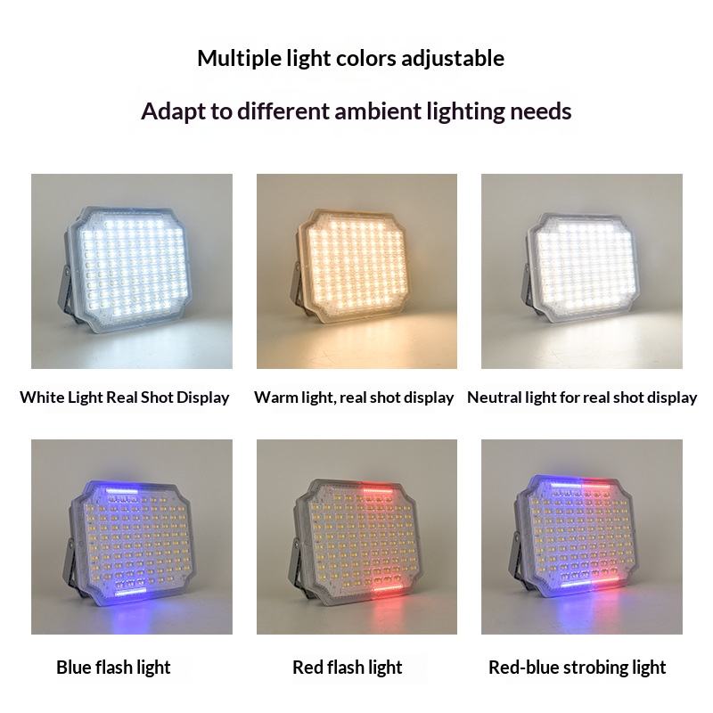Solar split floodlight