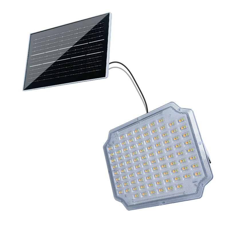 Solar split floodlight