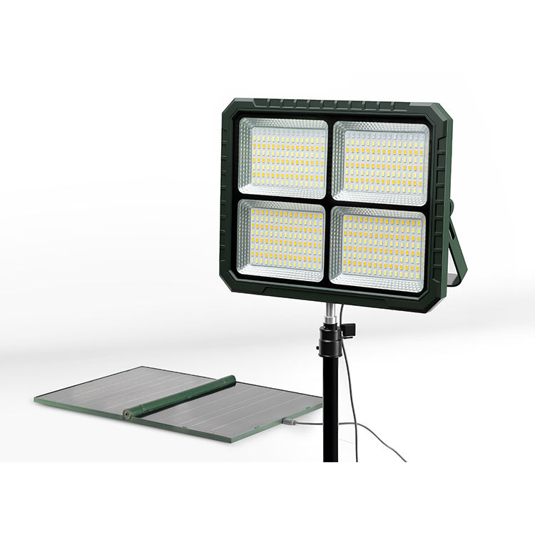 Solar split floodlight