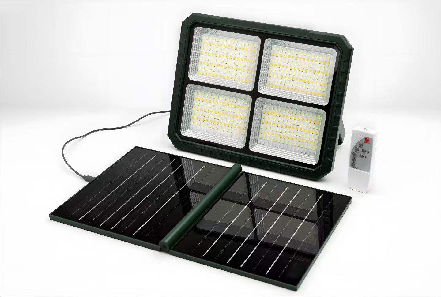 Solar split floodlight