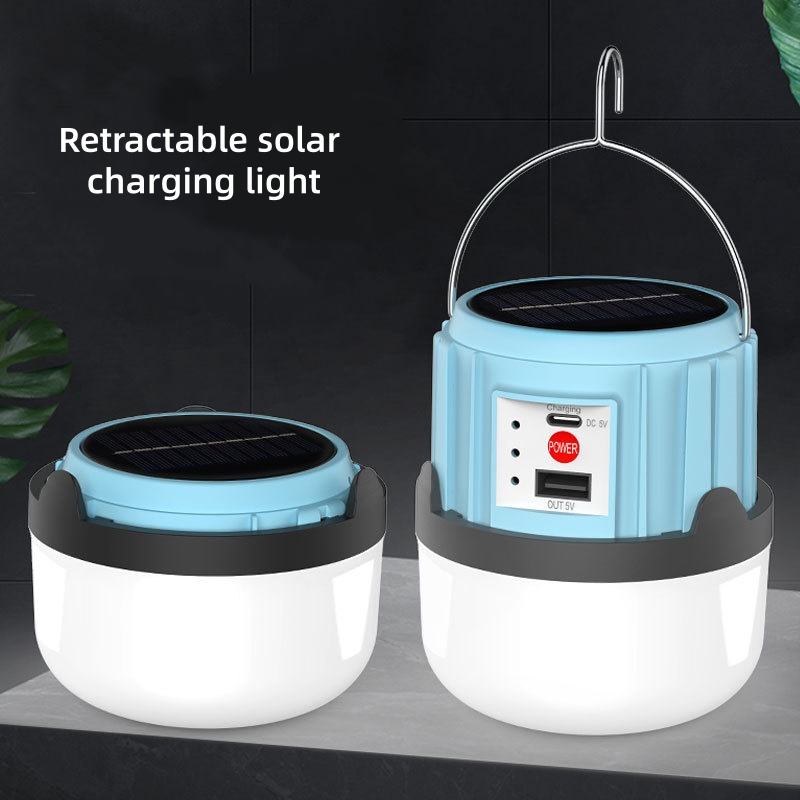 Solar Extendable Charging Lamp Save 45%volume