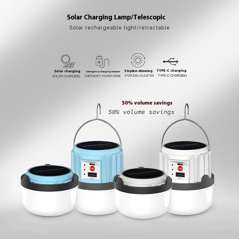 Solar Extendable Charging Lamp Save 45%volume