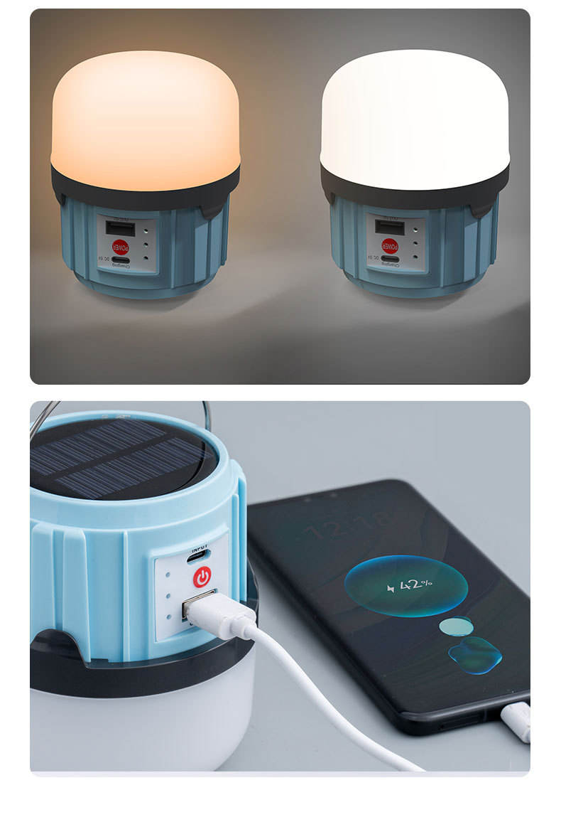 Solar Extendable Charging Lamp Save 45%volume