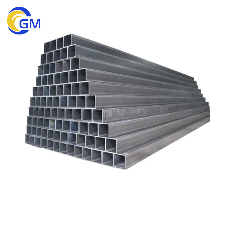 RHS Square Steel Pipe MS Black Carbon Iron Rectangular Steel Pipe CE Certificate Square Hollow Section Welded Tube SHS