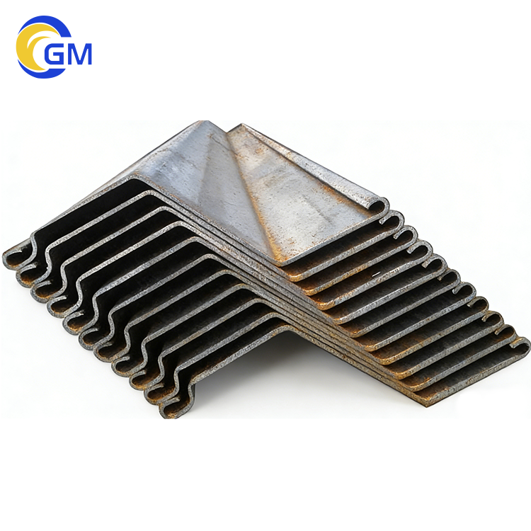 SYW295 Grade Z Type Steel Sheet Pile  U/Z Shape ASTM Standard Welding Cutting Processing Service