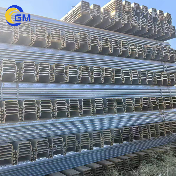 Steel Sheet Pile Piling In Sheets Type 2 U Steel Sheet Piles