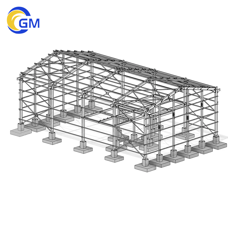 Light Steel Structure Building Workshop House Prefabricated Construction Precast Design