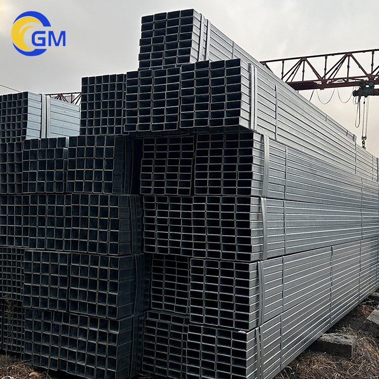 Galvanized Square Tube 55x55 60x80 60x60 40x40 100x100 Galvanized Rectangular Steel Tube