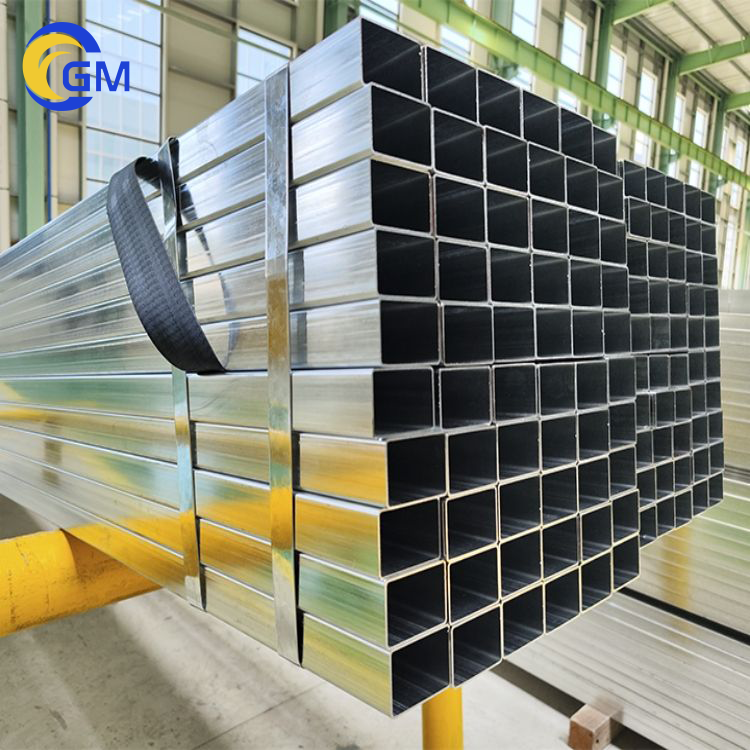 GL AZ80 AZ150 round/square pipes 55% Galvalume Steel pipe GL Aluzinc steel pipe