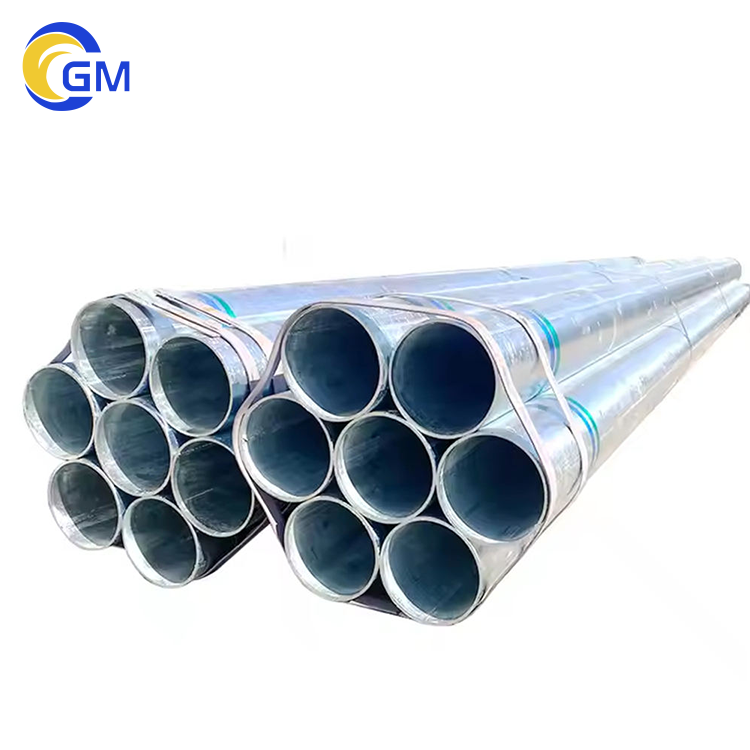 GI GL Tube Pipes Hot Dipped Cold Rolled Galvalume Round Mild Steel Pipes