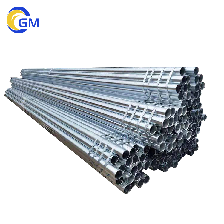 GI GL Tube Pipes Hot Dipped Cold Rolled Galvalume Round Mild Steel Pipes