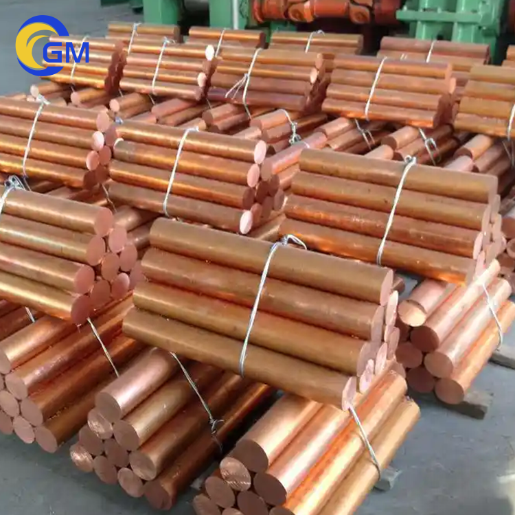 C101 Round Rod Copper bar Half-hard 99.9% Pure Copper Red Copper