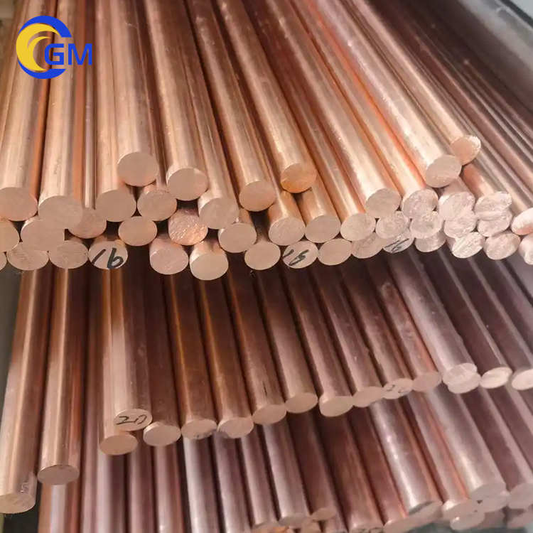 Solid Copper Bonded Earth Rod Copperweld Clad Steel Ground Rod