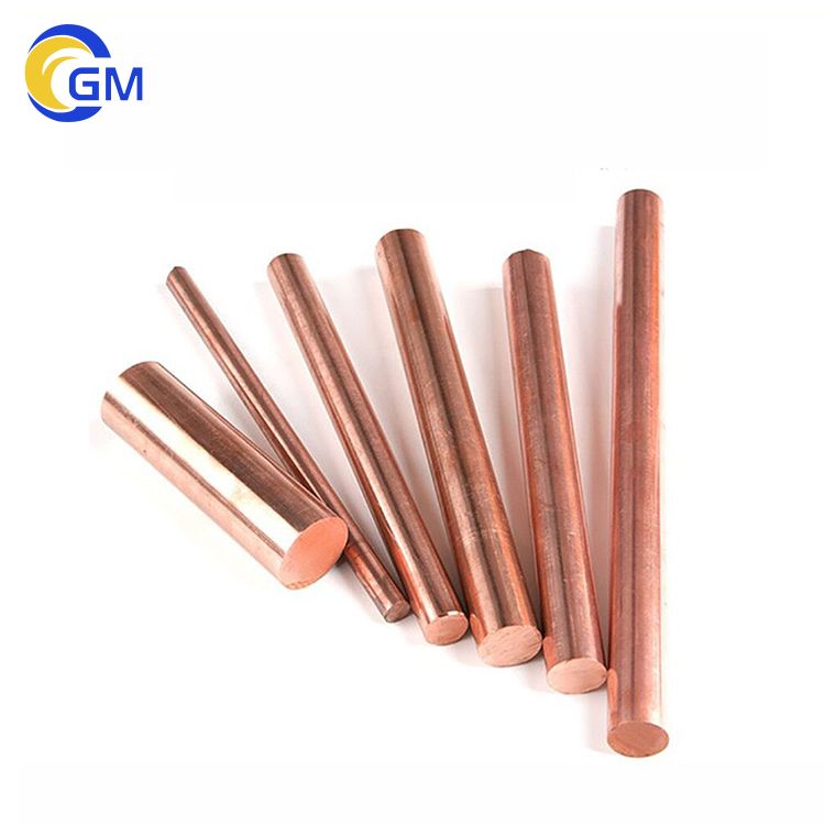 Solid Copper Bonded Earth Rod Copperweld Clad Steel Ground Rod