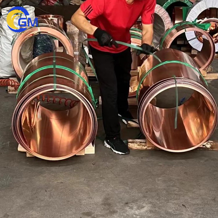 Customized Many Sizes Pure Copper Foil Copper Sheet Roll