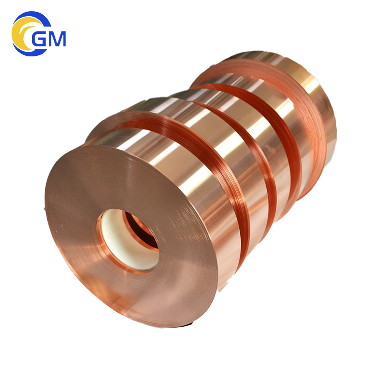 Customized Red Copper Coil Strip Roll Bright Copper 