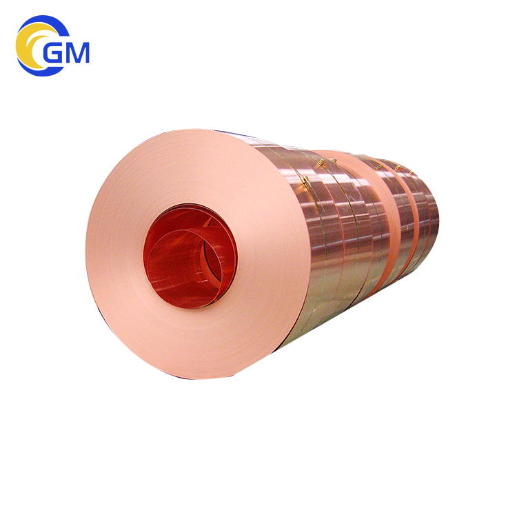 Customized Red Copper Coil Strip Roll Bright Copper 