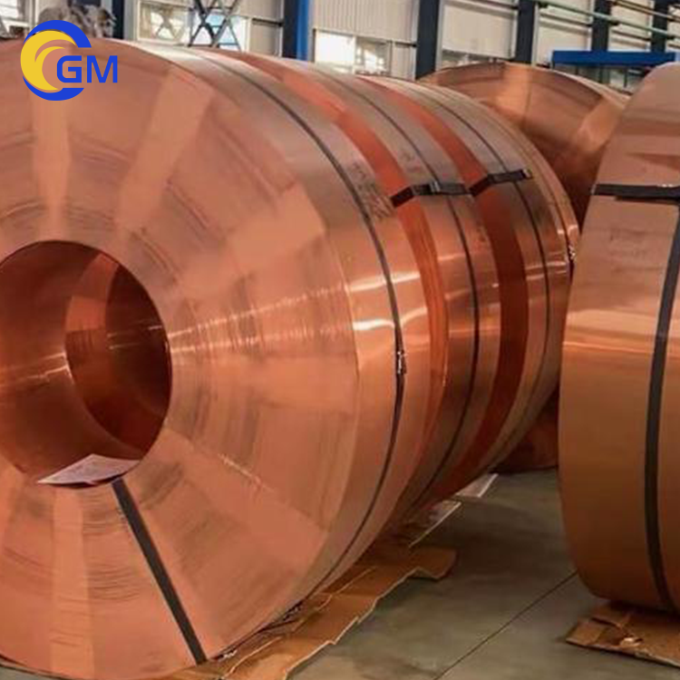Customized Red Copper Coil Strip Roll Bright Copper 