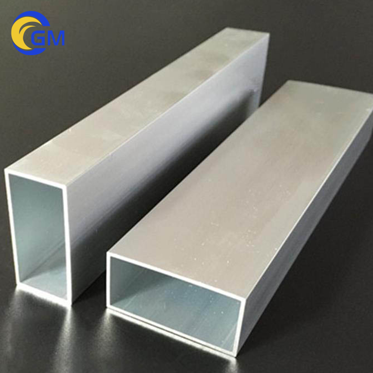 Alu 6061 6063 Custom Hollow Aluminum Extruded Square Rectangle Metal Aluminum Pipe Tube Aluminium Profiles