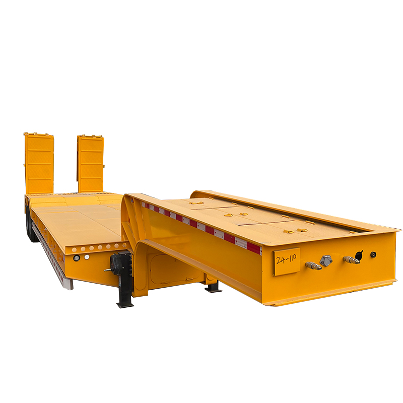Semi-remorque plate basse