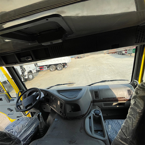 Détails du déchargement latéral 8x4 jaune de luxe3