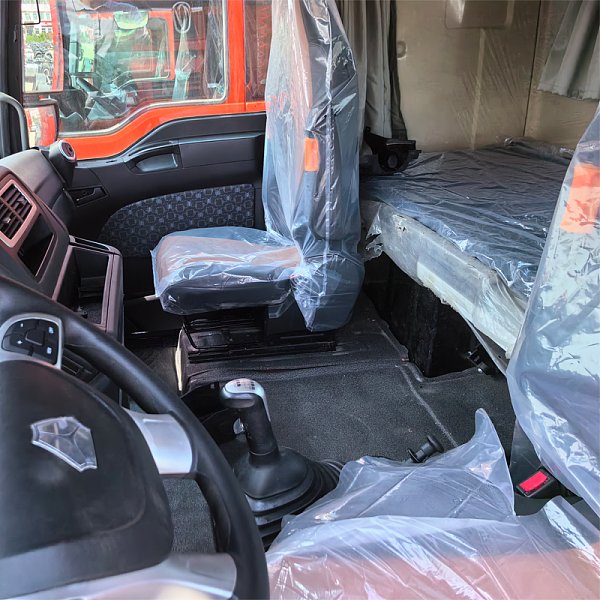 Détails de la tête de tracteur Shacman 6x4 orange 2