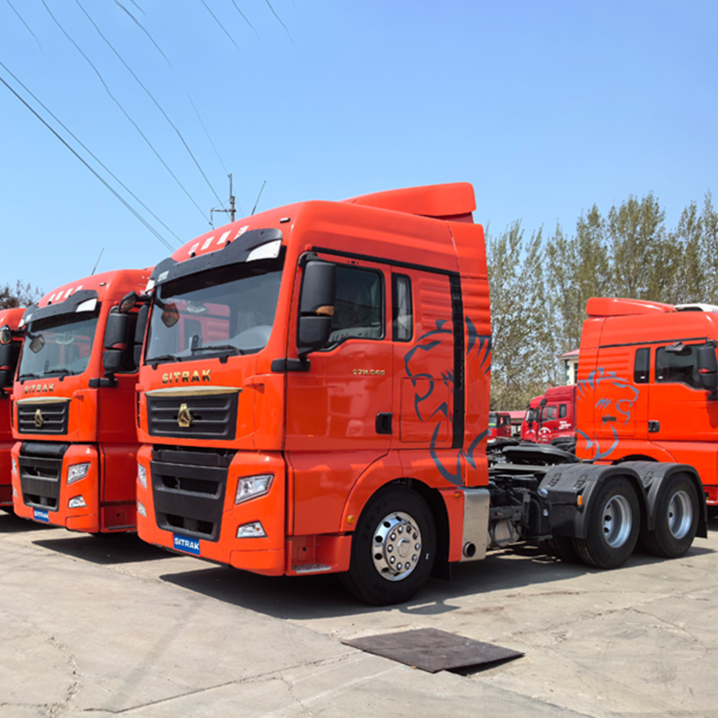 Tête de tracteur diesel SINOTRUK SITRAK 6x4 d'occasion : Moteur principal automatique à couple élevé pour la logistique lourde