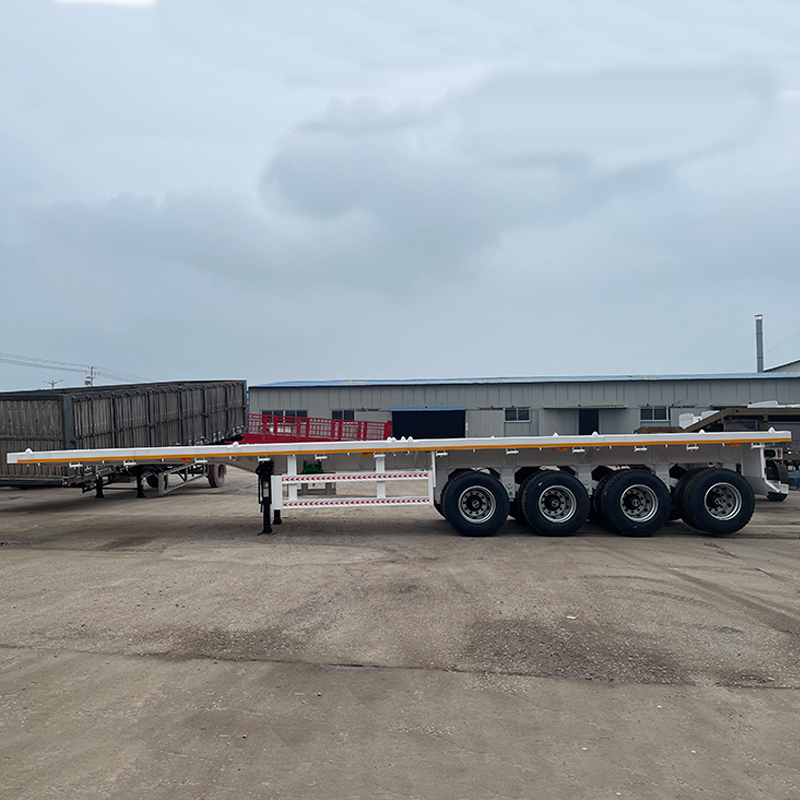 AORUN Semi-Remorque Plateforme 4 Essieux - Transport Lourd & Solutions Entièrement Personnalisables