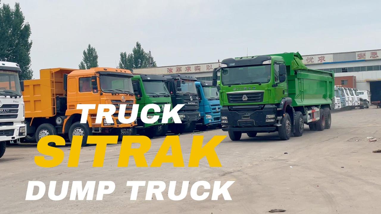 SITRAK 8x4 Camion à benne basculante