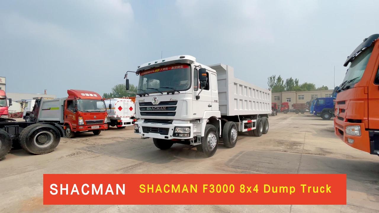 Camion benne Shacman F3000 8x4