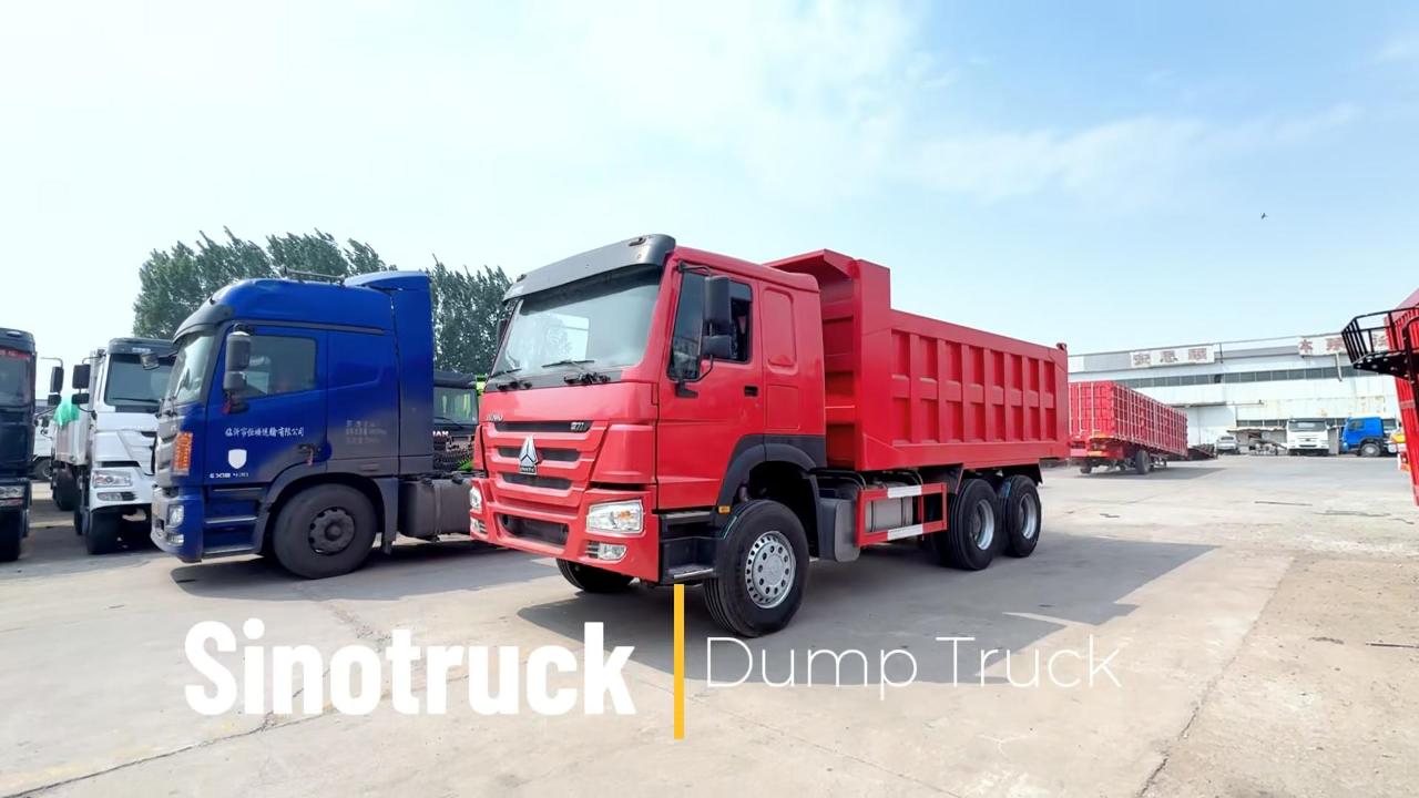 Howo 375hp Camion à benne basculante