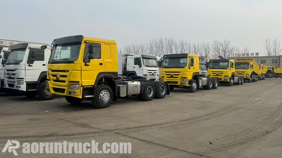 6 camions HOWO lourds remis à neuf par Aorun chargés avec succès et partis pour le Tchad. 6 camions HOWO lourds remis à neuf par Aorun chargés avec succès et partis pour le Tchad.