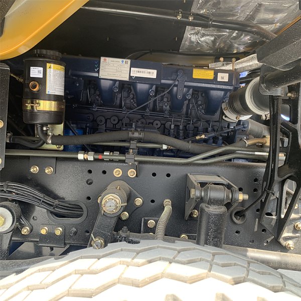 Détail de la benne jaune auto-déchargement Shaanxi Auto 8x4 3