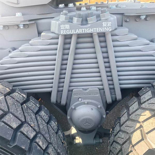 Détail 4 du tracteur blanc HOWO TX