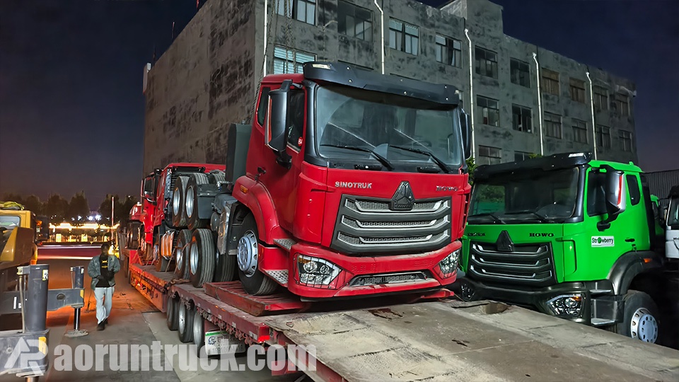 3 camions tracteurs Hohan (NX) expédiés au Rwanda