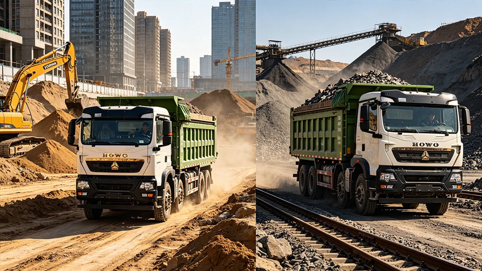 Avantages structurels des camions-bennes 6x4 & 8x4