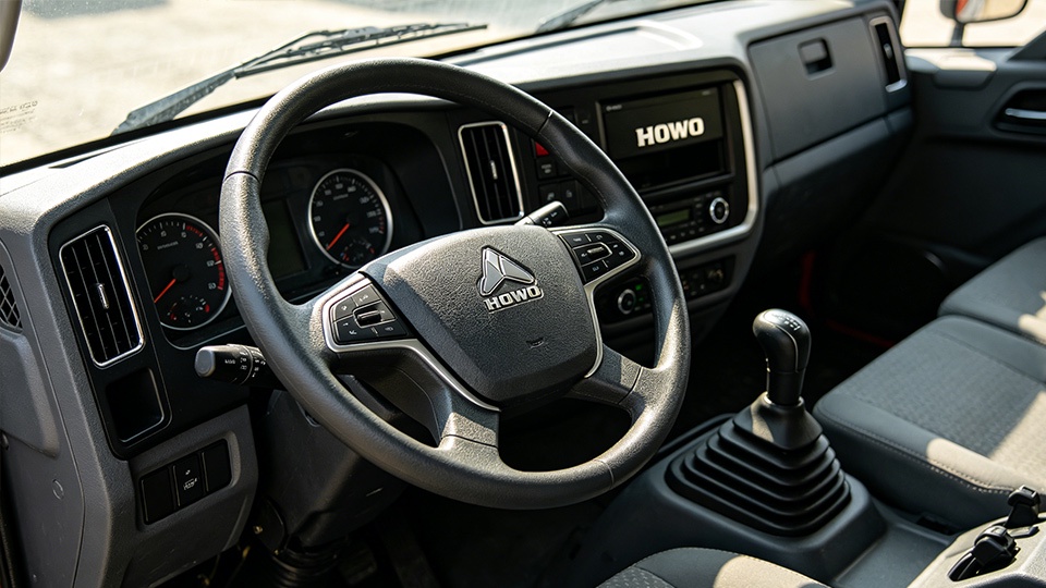Solution de personnalisation de camion-benne à conduite à droite