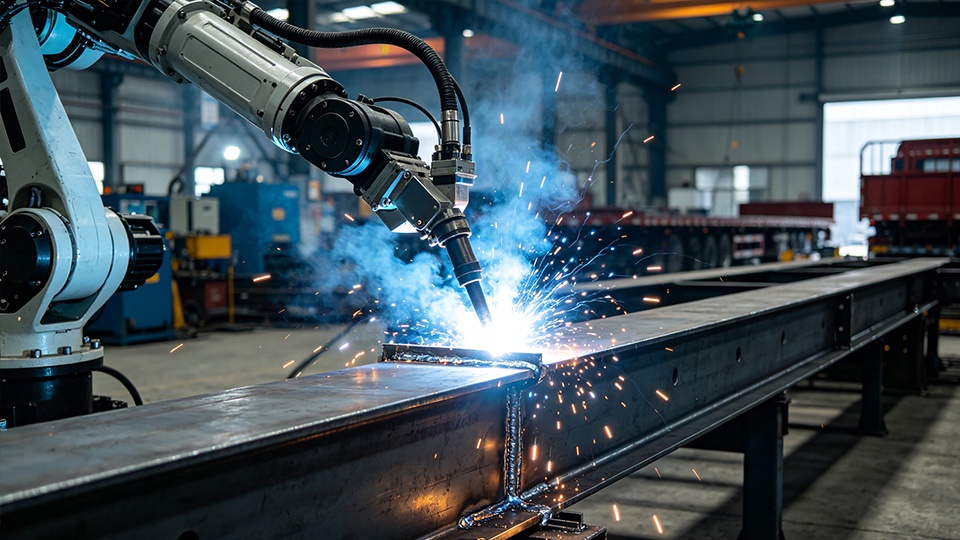 Qualité du soudage à l’arc submergé dans la fabrication des poutres principales de semi-remorques